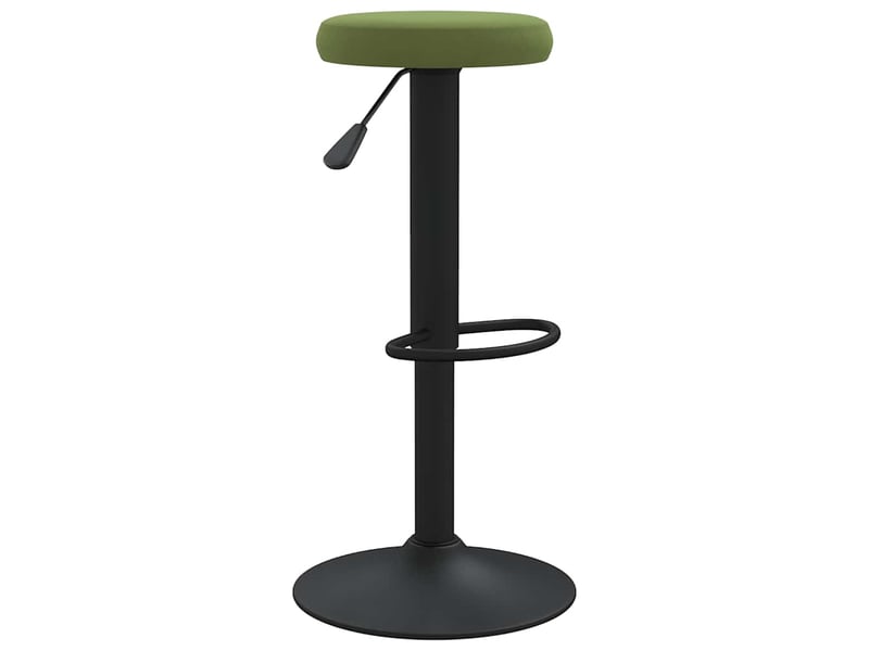  Lot de 2 tabouret de bar, chaise de bar vert clair velours shl13650  - Conforama D