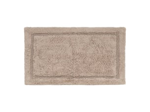 Tapis de bain fluffy colorama 50x75cm beige