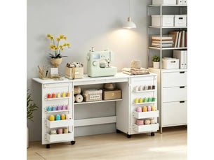 Bureau enfant 160 cm coloris blanc