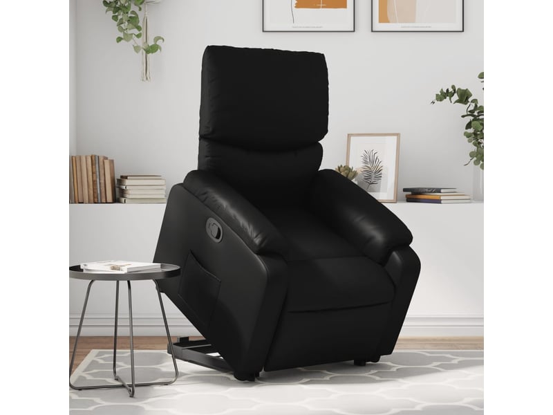  Fauteuil inclinable, fauteuil relax noir similicuir shl39524  - Conforama B