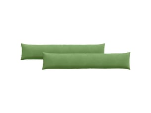 Lot de 2 coussins de canapé, coussins décoratifs vert clair 200 x 40 cm cf59168