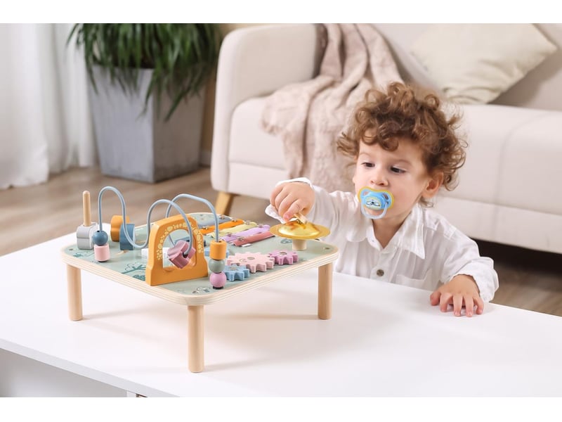  Table musicale viga 44083 polarb - table d'éveil en bois 6971608440830 - Conforama D