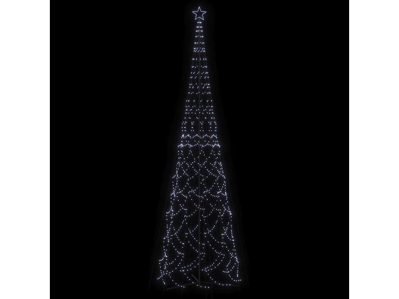  Arbre de noël cône 3000 led blanc froid 230x800 cm cf61720  - Conforama C