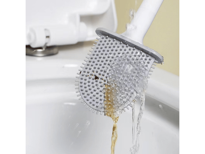  Brosse wc, brosse wc avec support en silicone, brosse wc avec support en silicone et installation rapide, blanc.  - Conforama B