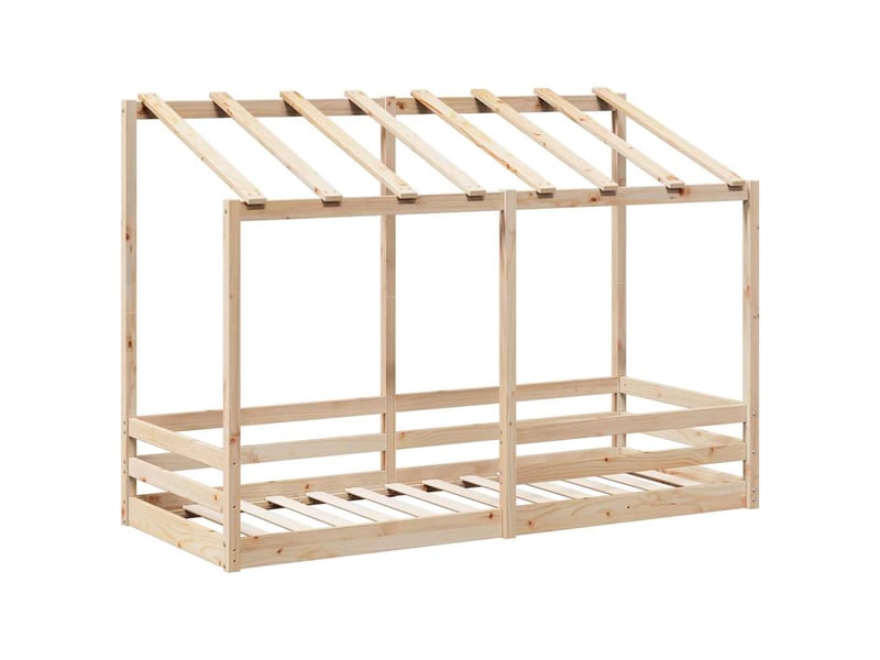  Lit pour enfants - lit jeune sans matelas 90x190 cm bois pin massif  - Conforama C