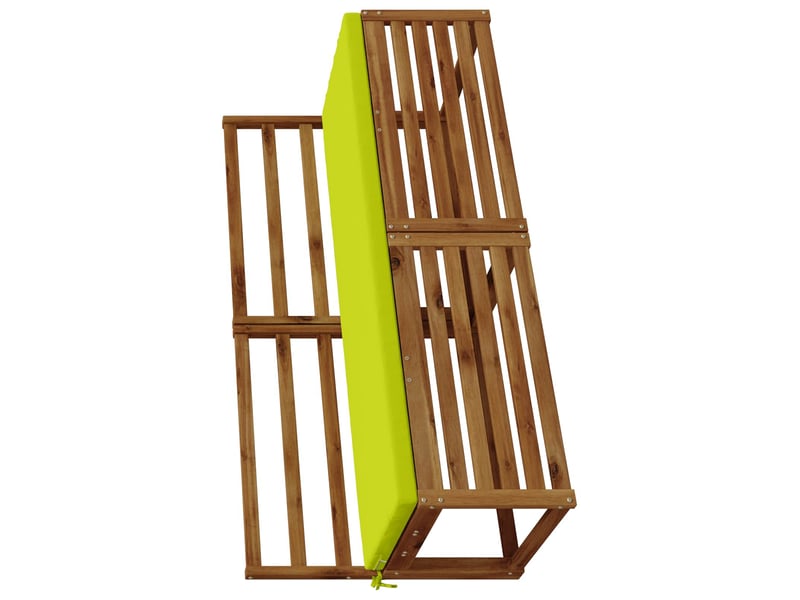 Lot de 2 coussins de banc, coussins d'assise soest 100 % polyester vert vif. Cf57604 - Conforama C
