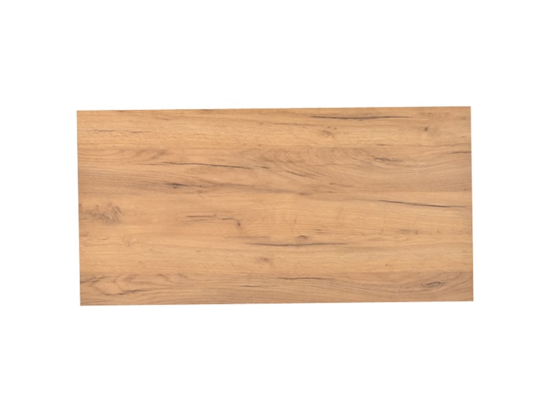  Table basse relevable 100x50 cm, table de salon avec rangement caché et 2 tiroirs, table basse blanc et bois  - Conforama W