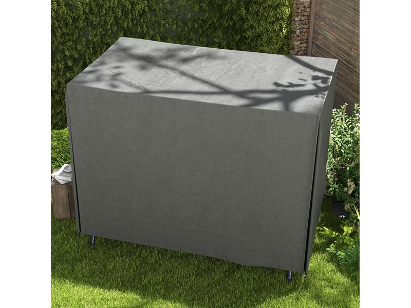  Housse de protection balançoire 3 places 205x124x164 cm – gris foncé – oxford 600d déperlant  - Conforama D