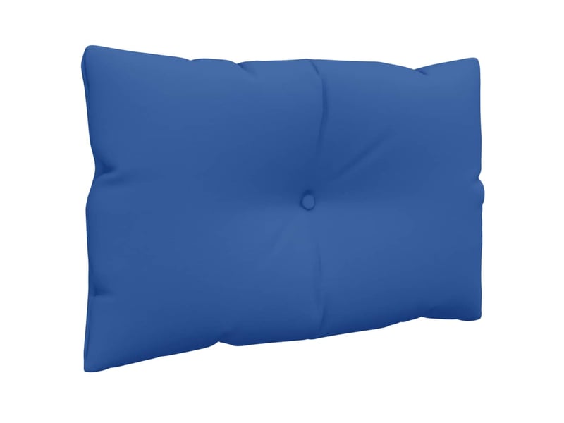  Lot de 2 coussins de palette, coussins de canapé bleu royal tissu cf59509  - Conforama D