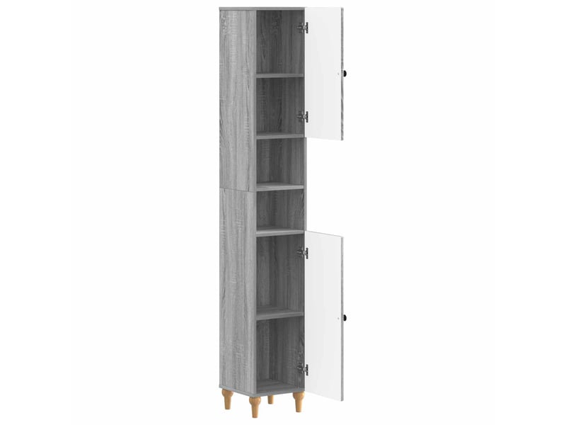  Colonne de salle de bain avec étagère ouverte alkmaar shl4919  - Conforama C