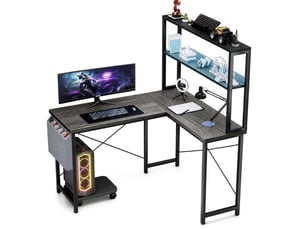 Bureau gaming GENERIC HOME   coloris gris