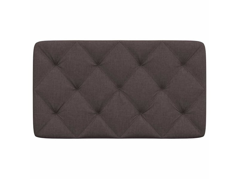  Coussin de tête de lit marron foncé 80 cm tissu cf55959  - Conforama D