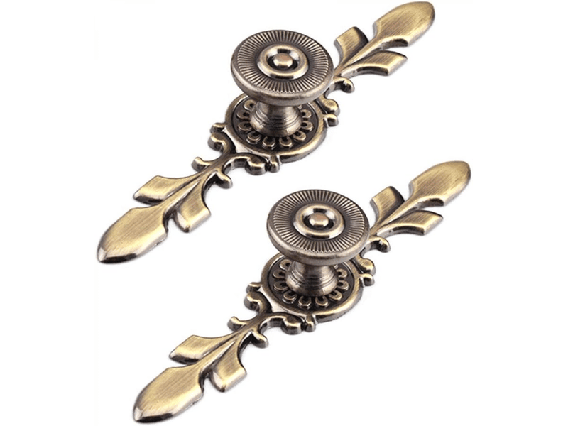  6 pièces de bouton de commode, bouton de porte, bouton de tiroir, bouton de meuble, boutons d'armoire vintage, bouton de porte vintage, boutons  - Conforama D