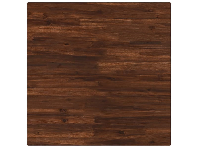  Table à manger 60x55x75 cm bois d'acacia massif marron foncé et noir shl58949  - Conforama D