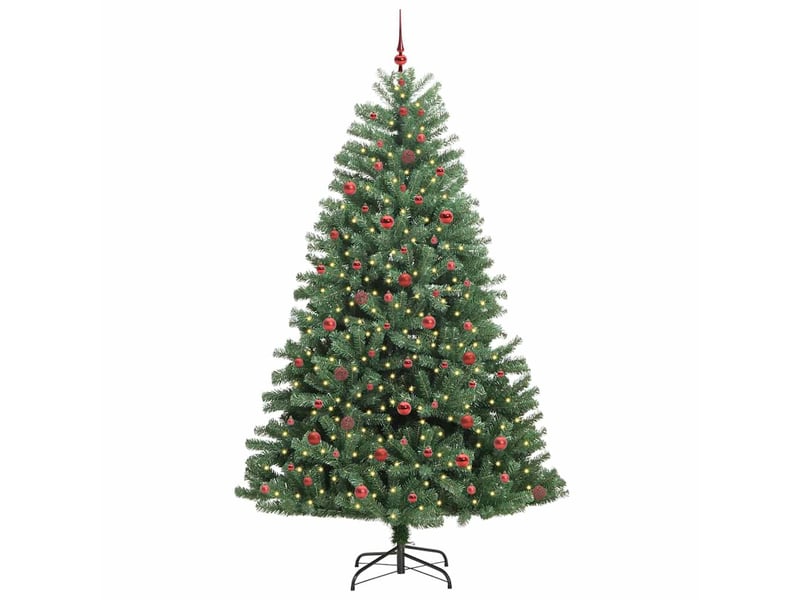 Sapin de noël - arbre de noël artificiel à branches articulées vert 240 cm  - Conforama C
