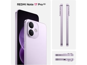 Smartphone 5g redmi note 17 pro violet 6go 256go 6,83 amoled 120hz ip68
