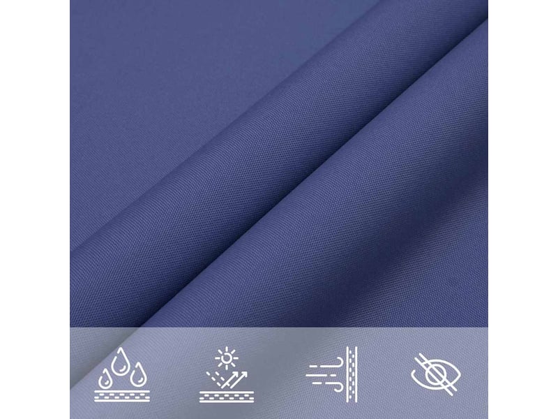  Voile de parasol - voile d'ombrage tissu oxford rectangulaire 2,5x3 m bleu  - Conforama E