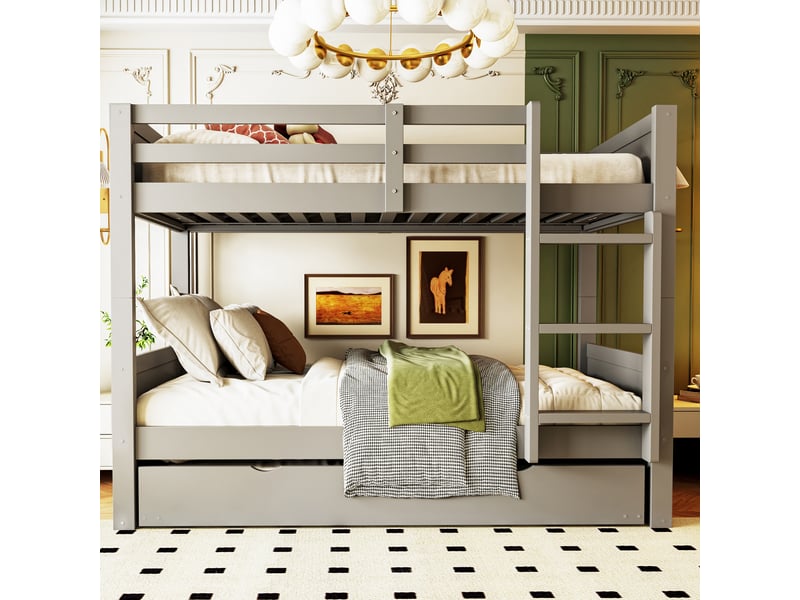  Lit jeune, 90x200 cm, extensible, gris cao-LDB00579AAE-conf-NEW - Conforama B