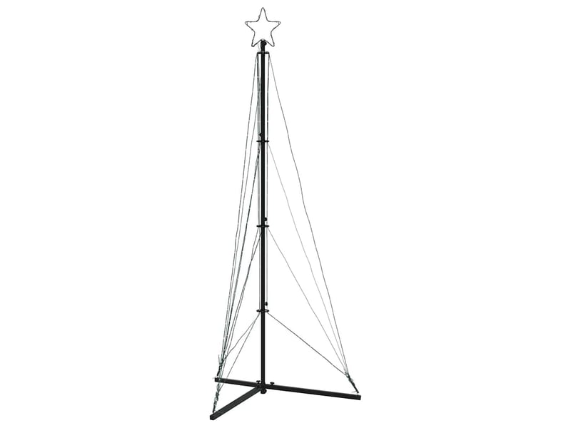  Sapin de noël - arbre de noël à led 363 led blanc froid 182 cm  - Conforama D