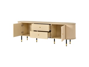 Meuble tv coloris naturel 180 cm <strong>PANGIVO</strong>  <strong>N625P480511512H</strong>