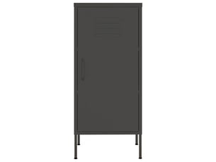 Armoire de rangement anthracite 42,5 x 35 x 101,5 cm avec 2 étagères réglables durable style moderne en acier anthracite 02_0046881