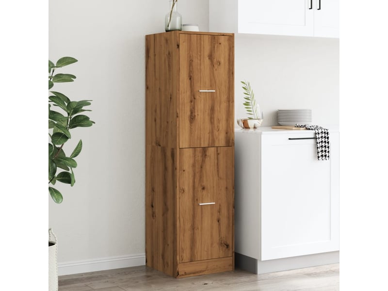  Meuble de rangement, armoire d'apothicaire chêne artisanal bois d'ingénierie shl7558  - Conforama C