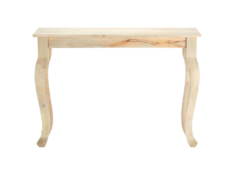  Table console, console meuble 110x35x77 cm en bois de manguier massif  - Conforama A