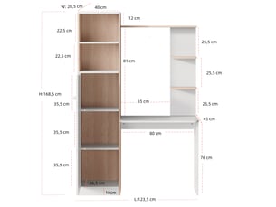 Bureau enfant GENERIC HOME coloris blanc