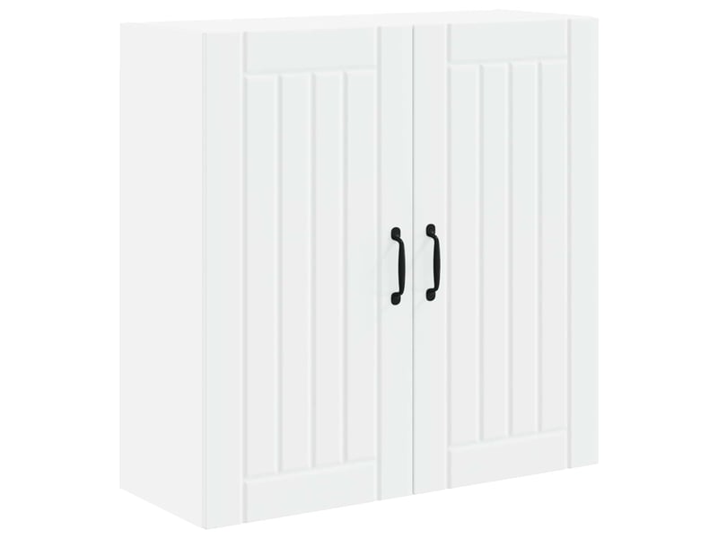  Meuble mural de cuisine, armoire de cuisine blanc 80x31x80cm bois d'ingénierie shl1259  - Conforama A