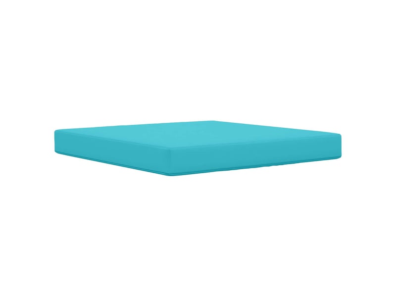  Coussin de canapé d'extérieur, coussin de chaise polyester turquoise 80 x 80 cm cf54182  - Conforama D