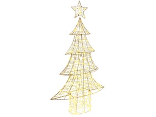 Sapin de noël, arbre de noël 160 led blanc chaud 151 cm pet cf60950