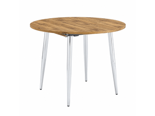 Table à manger ronde extensible ovale 107-137 cm diamètre table seule sans chaises