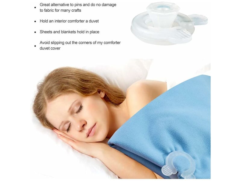  Lot de 20 pinces à couverture, pinces pour maintenir la couverture en place, compatibles avec les couvertures  - Conforama C