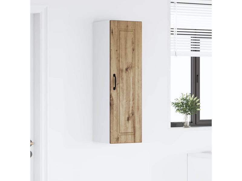  Meuble mural de cuisine, armoire de cuisine chêne artisanal 30x31x100cm shl7529  - Conforama D