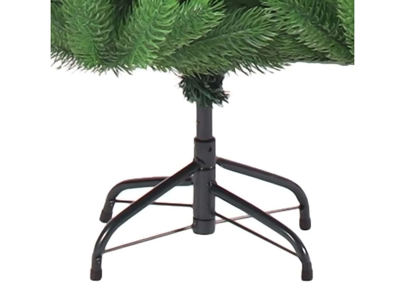  Sapin de noël artificiel, arbre de noël nordmann avec led et boules vert 180cm  - Conforama E