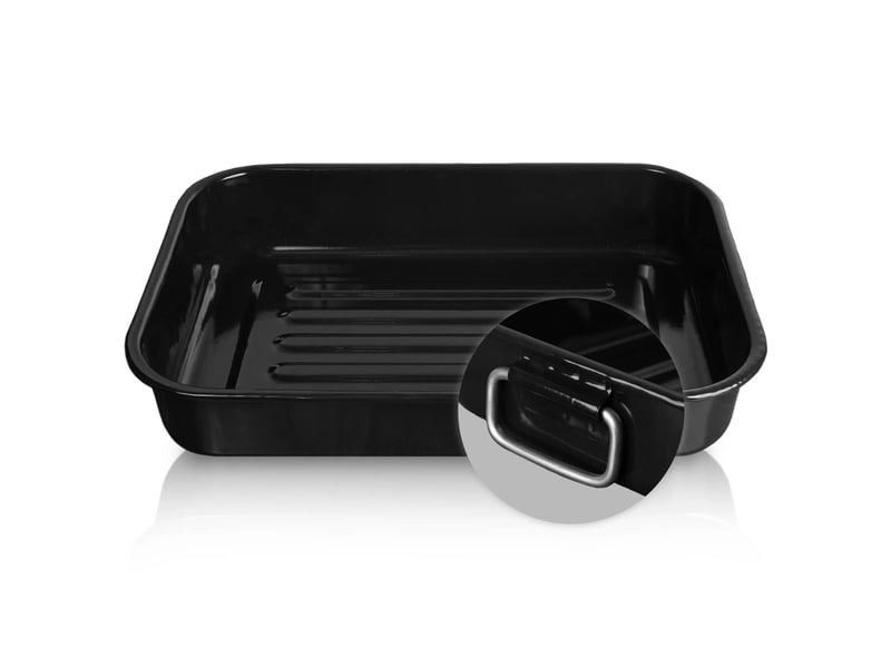  Plat à rôtir gratin émaillé 43x30 cm  - Conforama A