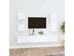Meuble tv coloris blanc  <strong></strong>  <strong></strong>