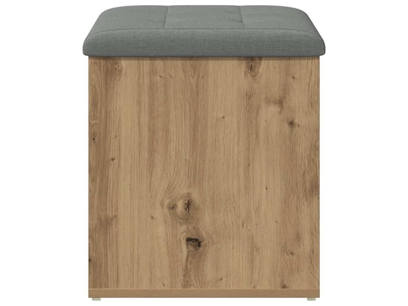  Banc chambre, banc de rangement chêne artisanal 62x42x45 cm bois d'ingénierie  - Conforama E