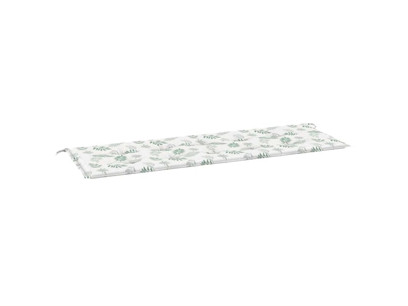  Coussin de banc de jardin, coussin d'assise motif de feuilles 150x50x3 cm cf52754  - Conforama A
