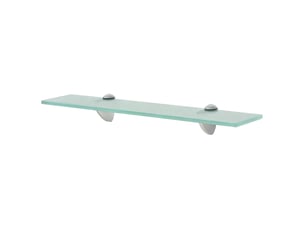 Étagère murale, étagère suspendue verre 50 x 20 cm 8 mm cf42694