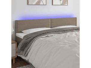Tete de lit A poser largeur 180 cm   taupe