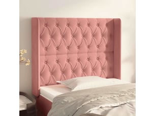 Tete de lit A poser largeur 103 cm rose