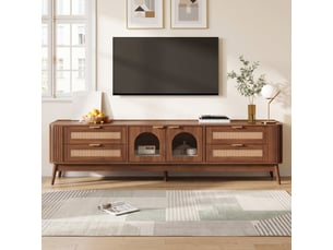 Meuble tv coloris bois foncé 40 cm <strong>URBAN MEUBLE</strong>  <strong></strong>