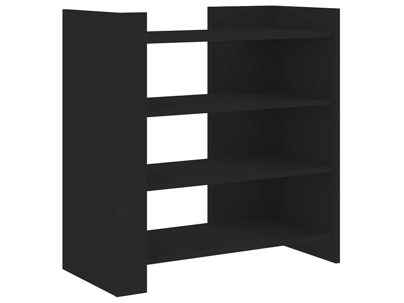  Buffet - bahut - meuble de rangement noir 73,5x35x75 cm bois d'ingénierie  - Conforama A