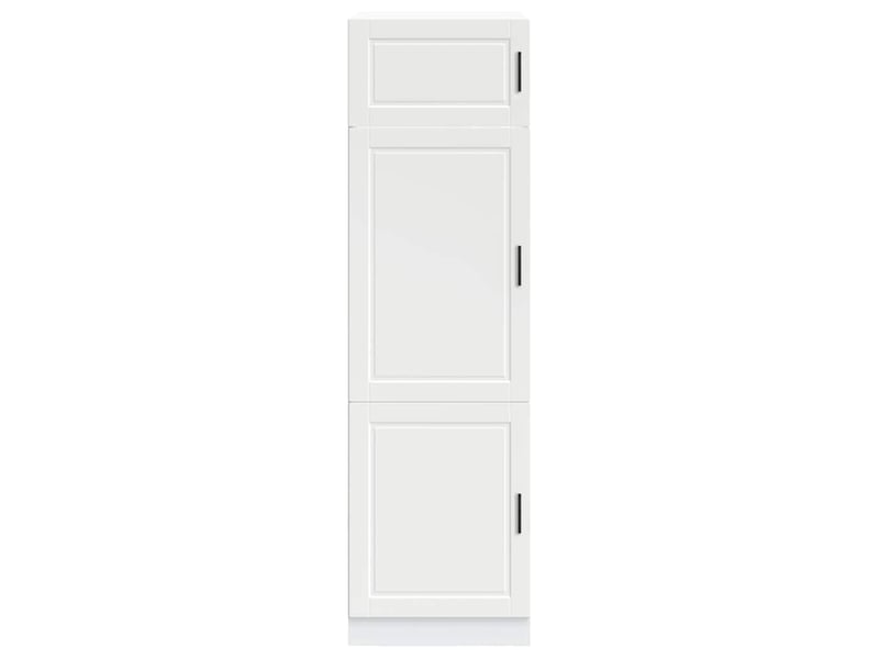 Meuble de rangement, armoire de cuisine porto blanc bois d'ingénierie - Conforama C