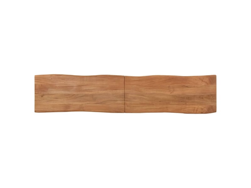  Banc d'entrée, banc d'intérieur 160 cm bois d'acacia massif et acier  - Conforama A