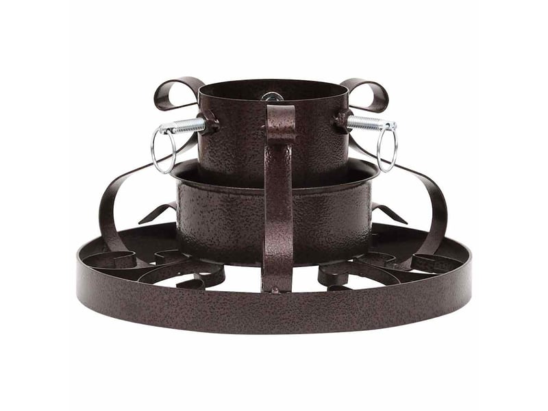 Support de sapin de noël cuivre antique 29x29x15,5 cm cf61978 - Conforama A