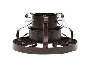 Support de sapin de noël cuivre antique 29x29x15,5 cm cf61978