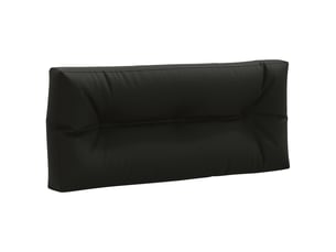 Coussin de dossier de palette, coussin de dos vianen 100 % polyester noir cf55168