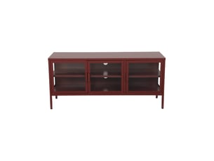 Meuble tv coloris rouge 120 cm <strong></strong>  <strong></strong>